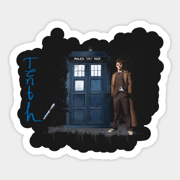 10 is my doctor Sticker by sullyink